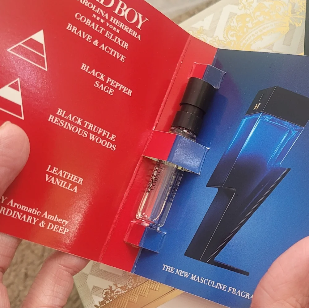 Carolina Herrera bad boy samples